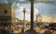 CARLEVARIS, Luca The Molo with the Ducal Palace fdg oil painting reproduction